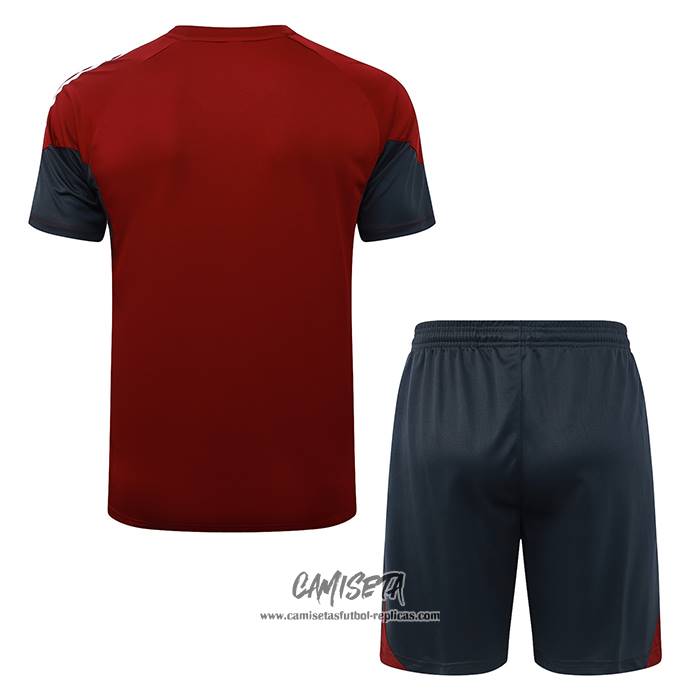 Chandal del Arsenal 2025-2026 Manga Corta Rojo - Pantalon Corto